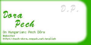dora pech business card